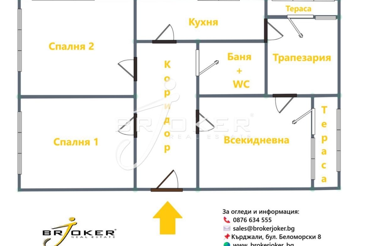 3-стаен - Кърджали, Център - 0